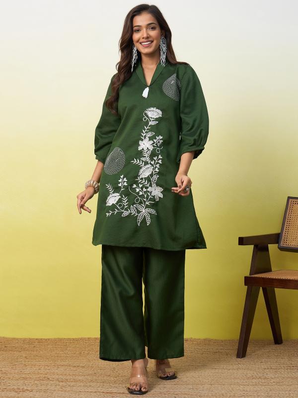 9888 G Women’s Viscose Rayon Kurta Pant Set | Co-Ords Set | 2pcs